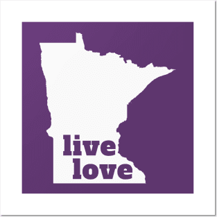 Minnesota - Live Love Minnesota Posters and Art